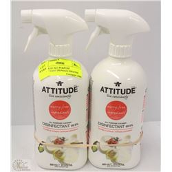 2 ATTITUDE ALL PURPOSE DISINFECTANT HYPOALLERGENIC
