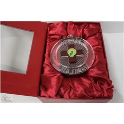 NEW IN BOX WATERBURY CRYSTAL CHRISTMAS ORNAMENT