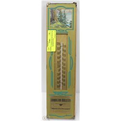 VINTAGE THERMOMETER FROM THE EDMONTON BULLETIN