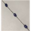 Image 2 : #2-14K WHITE GOLD TANZANITE BRACELET