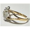 Image 3 : #4-14K YELLOW GOLD DIAMOND RING SIZE 5.5