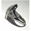 Image 3 : #29-STERLING SILVER CUBIC ZIRCONIA RING SIZE 7