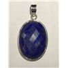 Image 1 : #33-STERLING SILVER LAPIS LAZULI PENDANT
