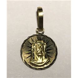 #35-10K YELLOW GOLD RELIGIOUS PENDANT