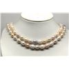 Image 1 : #43-STERLING SILVER LONG PEARL NECKLACE