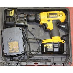DEWALT DRILL 14.4V  SET WITH BATTERY & CHARGER