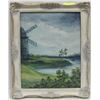 Image 1 : FRAMED CANVAS LANDSCAPE PAINTING