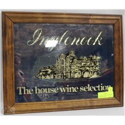 FRAMED INGLENOOK VINEYARDS DECORATIVE MIRROR