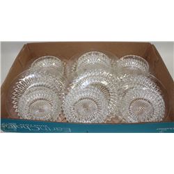 BOX OF VINTAGE BOWL AND PLATE SETS