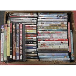 LARGE BOX OF ASSORTED DVD'S