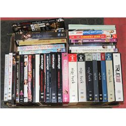 FLAT OF ASSORTED TV SERIES DVD'S