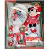 Image 1 : BOX W/WALT DISNEY CHRISTMAS ITEMS INCL.