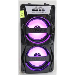 NEW WIRELESS BLUETOOTH SOUNDBOX WITH LED DISCO