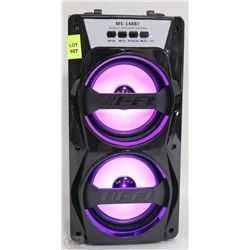 NEW WIRELESS BLUETOOTH SOUNDBOX WITH LED DISCO