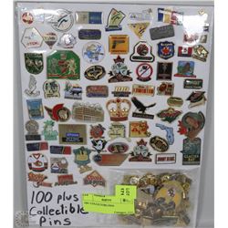 100+ COLLECTORS PINS