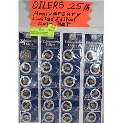 OILERS 25TH ANNIVERSARY LIMITED EDITION COIN SET
