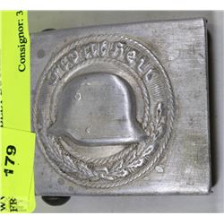 WWI GERMAN BELT BUCKLE FRONTIER