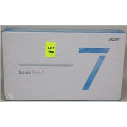 BRAND NEW  ACER ICONIA ONE 7 ANDROID TABLET