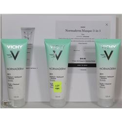 VICHY 3 IN 1 EXFOLIANT + NETTOYANT + MASK
