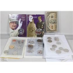 ESTATE COIN COLLECTION WITH SHINPLASTER