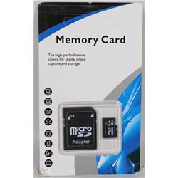 NEW 32GB MICRO SD CARD WITH ADAPTOR
