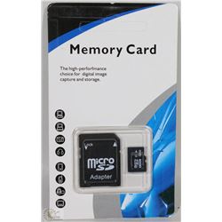 NEW 32GB MICRO SD CARD WITH ADAPTOR