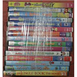BUNDLE OF 15 CHILDRENS DVDS