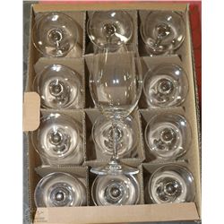CASE OF NEW WINE GLASSES ,12PCS