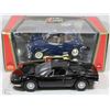 Image 1 : FLAT OF 2 DIE-CAST CARS,FERRARI 246 GT,FIAT 1968