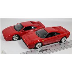 FLAT OF 2 DIE-CAST HOTWHEELS DIE-CAST 1/18 SCALE
