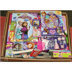 XL FLAT OF LITTLE GIRLS EDUCATIONAL BOOKS,PLAYTIME