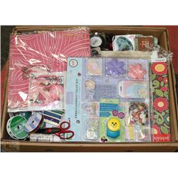 XL FLAT OF NEW SCRAPBOOKING SUPPLIES,PUNCHES