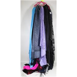 SCARF HANGER WITH 11 NEW DESIGNER LADY SCARVES