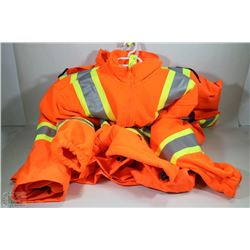 BUNDLE OF 2 NEW HI-VISABLE,FIRE RETARDED,STORM