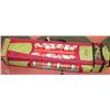 Image 1 : RUBBERMAID CANVAS BAG WITH 23 ROLLS OF XMAS WRAP,