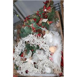 FLAT OF CHRISTMAS ITEMS