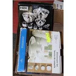 16 PCS DINNERWARE SET WITH MIX AND MEASURE SET