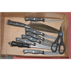 BOX W/9-PC CUISINART KNIFE SET