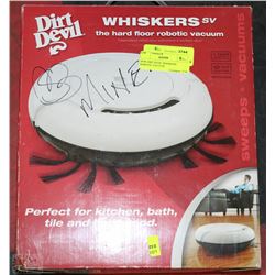 NEW DIRT DEVIL WHISKERS ROBOTIC VACUUM