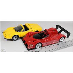 FLAT OF 2 DIE-CAST CARS,FERRARI 246 GTS ,FERRARI
