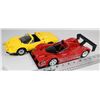 Image 1 : FLAT OF 2 DIE-CAST CARS,FERRARI 246 GTS ,FERRARI