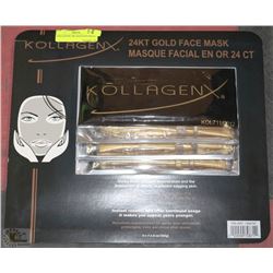 KOLLAGENX 24K GOLD FACE MASKS