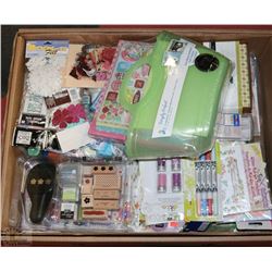 XL FLAT OF SCRAPBOOKING SUPPLIES