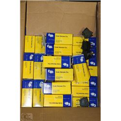 CASE OF 179 CLEAR ROCKER SWITCHES COLE HERSEE