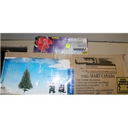 4FT CHRISTMAS TREE WITH 3 BOXES OF LED LIGHTS