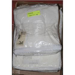 FLAT NEW COMPLETE QUEEN SIZE BED ,2 SHEETS,2PILLOW