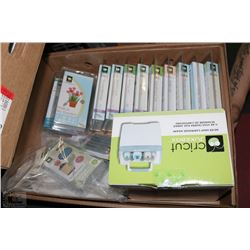 XL FLAT OF 13 CRICUT SHAPE CARTRIDGES AND CRICUT