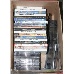 BOX W/59 DVD MOVIES