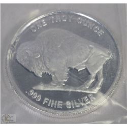 BUFFALO PURE SILVER ROUND 1-OZ