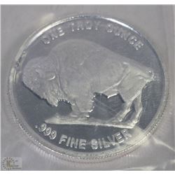 BUFFALO PURE SILVER ROUND 1-OZ